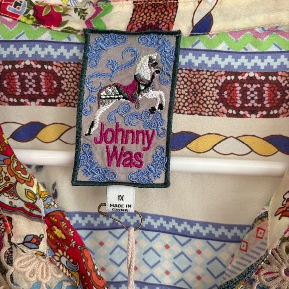 Johnny Was STANO MONROE TUNIC, 1X - Picture 3 of 10